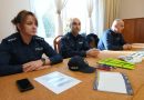 Spotkanie działkowców z Policjantami w ROD „Brzeg” w Brzegu
