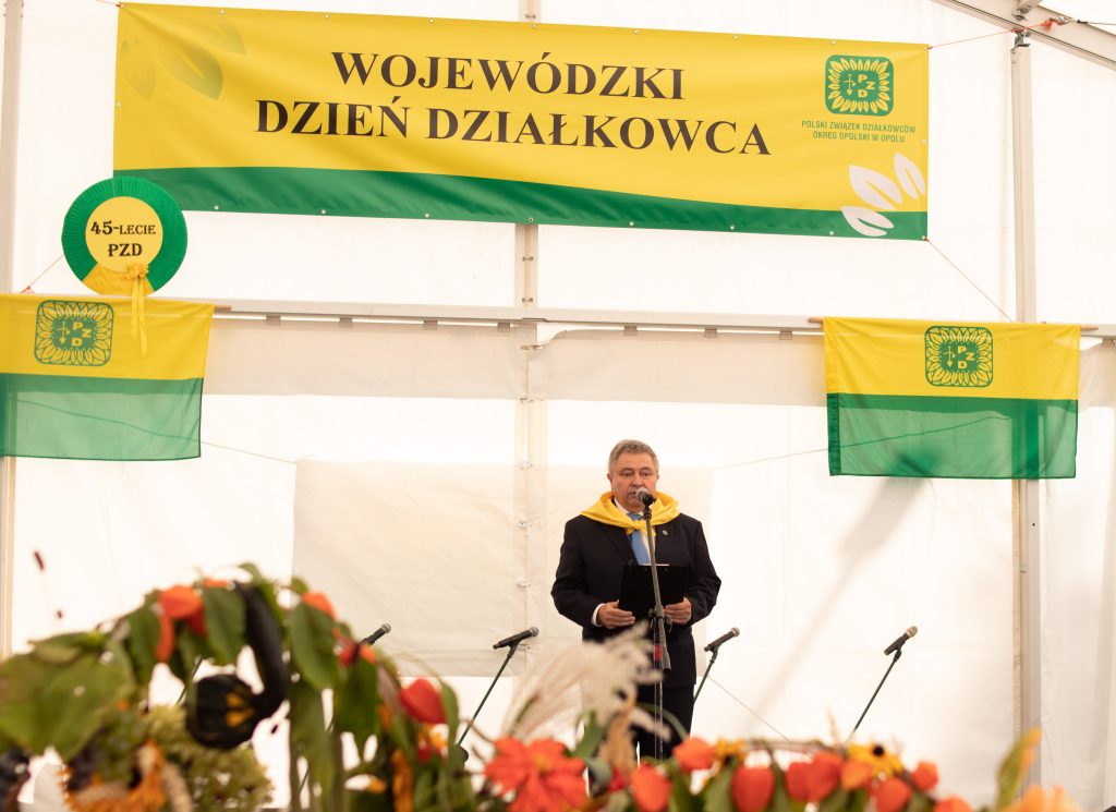 Wystąpienie Prezesa Okręgu Opolskiego PZD Janusza Tobisia