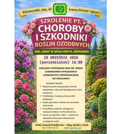 SZKOLENIE SPECJALNE DLA DZIAŁKOWCÓW