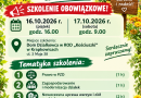 Obowiązkowe szkolenie dla nowych działkowców w dniach 16-17 października 2026r. w Krapkowicach